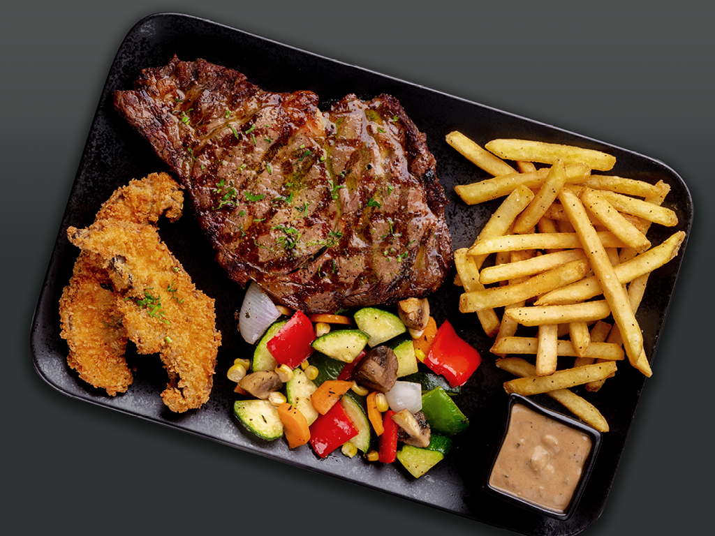 DOUBLE MUSHROOM RIBEYE